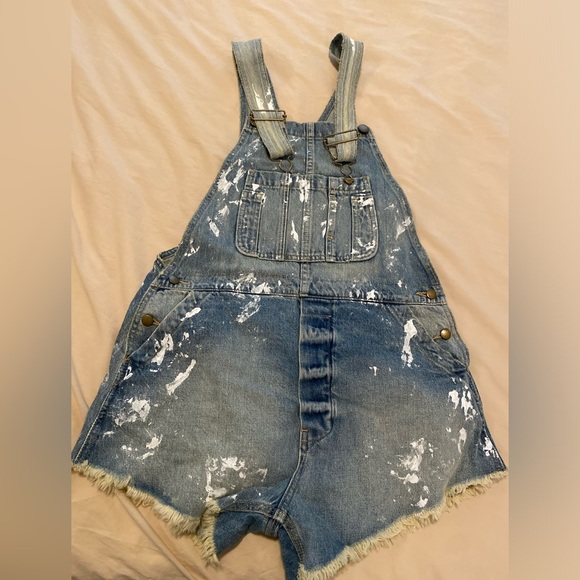 The Great. paint splattered shortalls - Picture 2 of 4